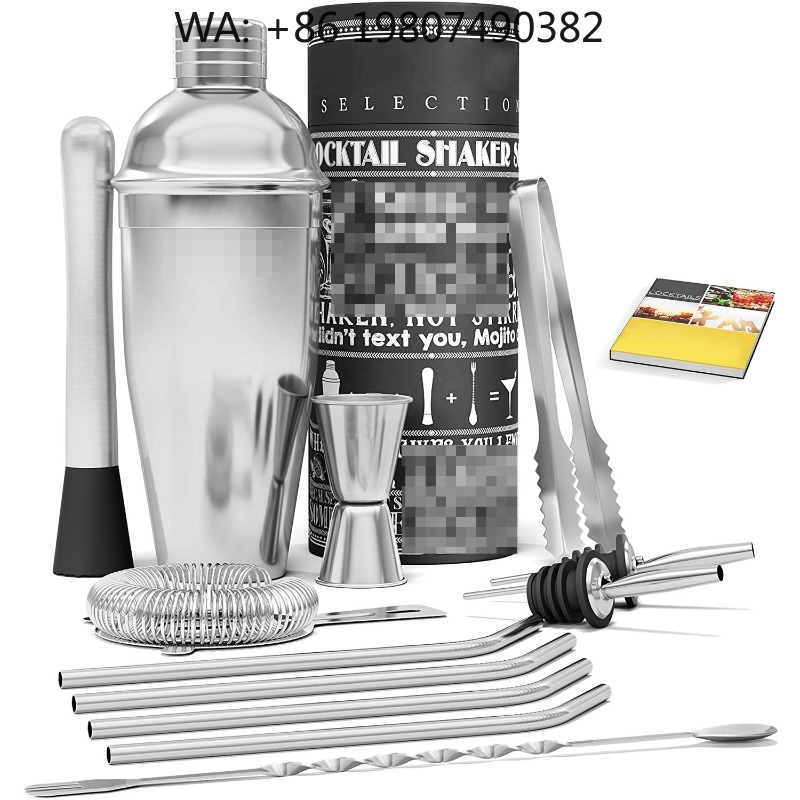 Bar Spoon Twisted - Kit de Barman Essentiel, 13 Pièces