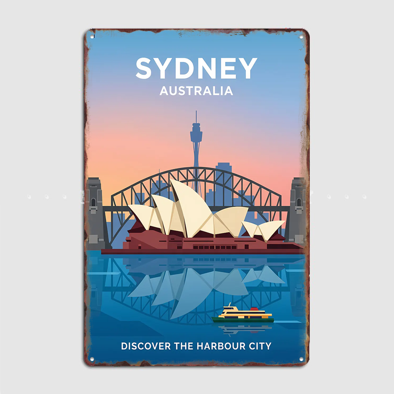Home Bar Sydney - Affiches de paysages touristiques de la