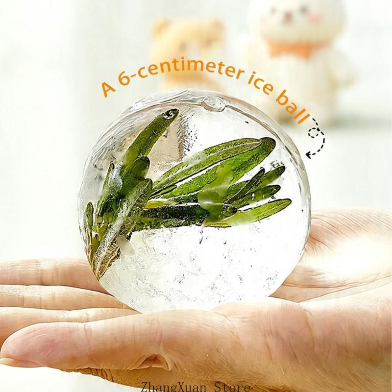 Ice Mold Sphere - Récipient à boissons pliable pratique avec