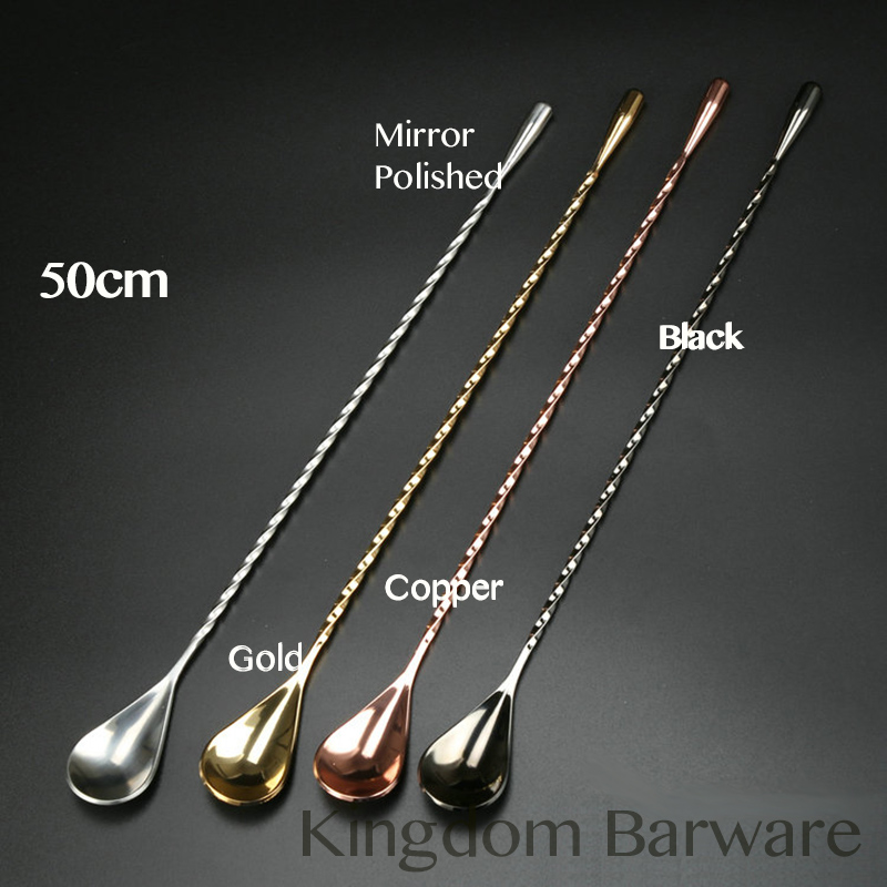 Bar Spoon Twisted - Cuillère de Bar à Cocktail 50cm,