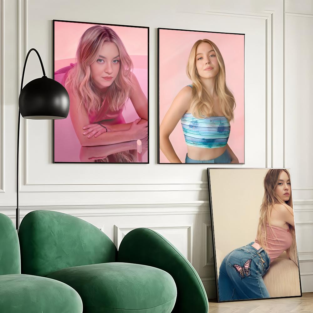 Home Bar Sydney - Sydney S-Sweeney Poster autocollant mural imperméable