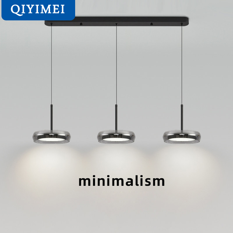 Home Bar And Counter - Restaurant trois têtes suspension minimaliste Led
