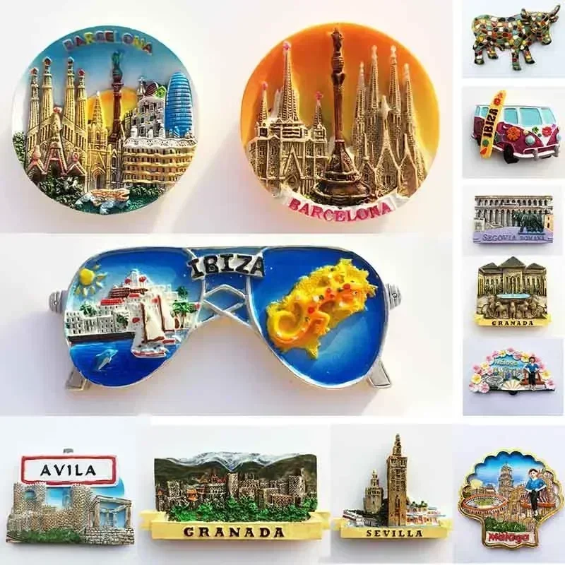 Home Barcelona - Aimants de réfrigérateur Souvenir de Barcelone