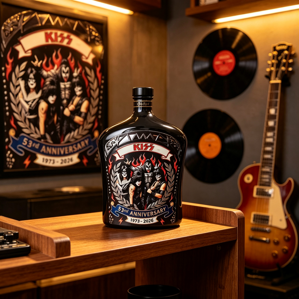 Bouteille de whisky imprimée v - Home Bar And Counter avis et prix