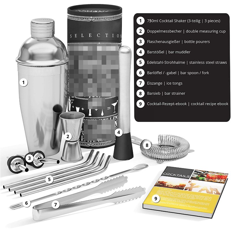 Kit de Barman Essentiel, 13 Pi - Bar Spoon Twisted avis et prix
