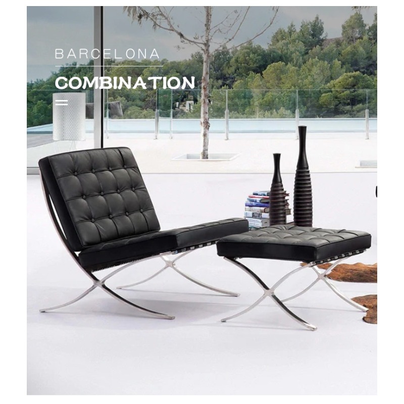 Fauteuil Lounge en Cuir Home B - Home Barcelona avis et prix
