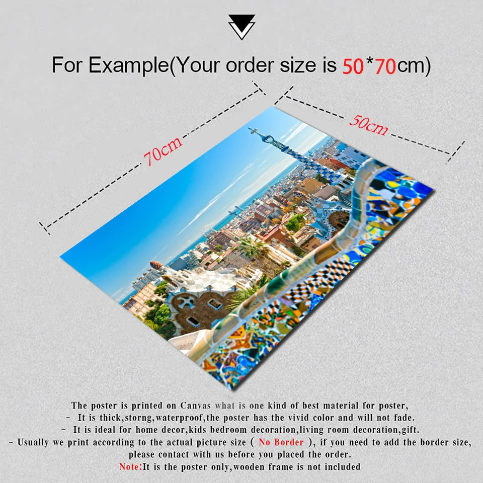 Affiche de voyage Park Guell I - Home Barcelona avis et prix