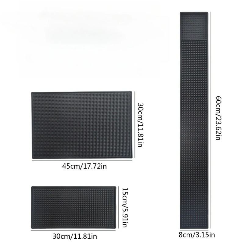 Tapis de bar en caoutchouc, ta - Home Bar Shelf avis et prix