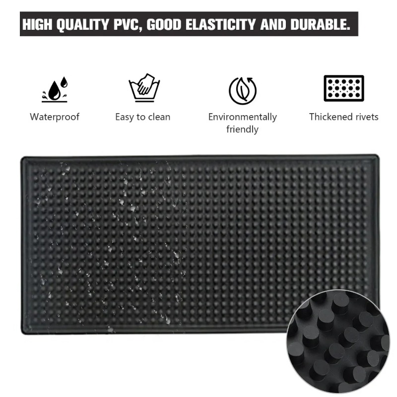 Tapis de bar en caoutchouc, ta - Home Bar Shelf avis et prix