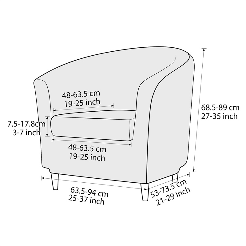 Housse de fauteuil de Club de  - Home Bar Seating avis et prix