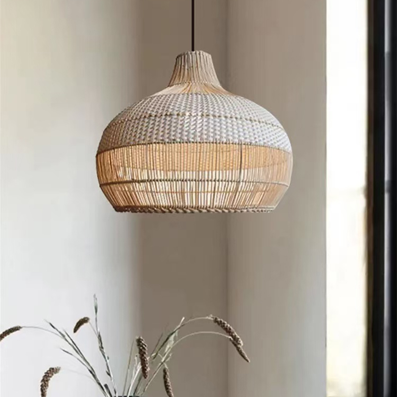 Luminaire suspendu en rotin tr - Home Bar And Counter avis et prix