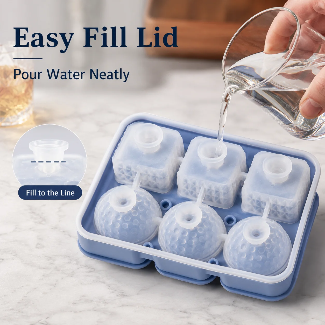 Moule à glaçons en silicone po - Ice Mold Sphere avis et prix