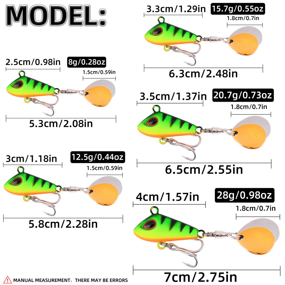 1PC Double Rotation métal VIB  - Jigger Double Sided avis et prix