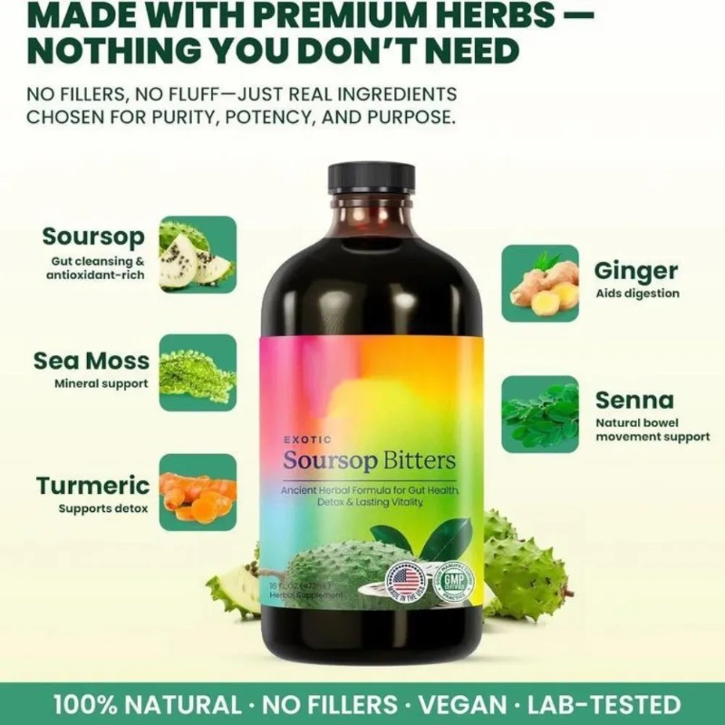 Mélange d'infusion de corossol - Bitters Bottle Set avis et prix